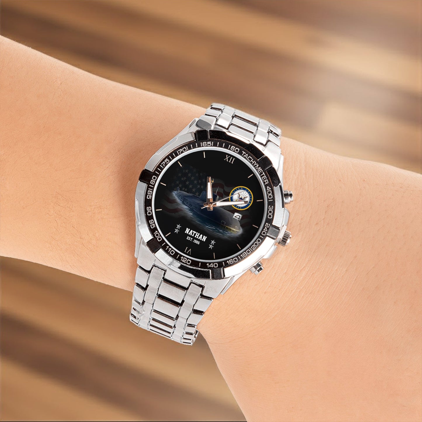 Personalized Military Art Watch - The Perfect Gift for Veterans