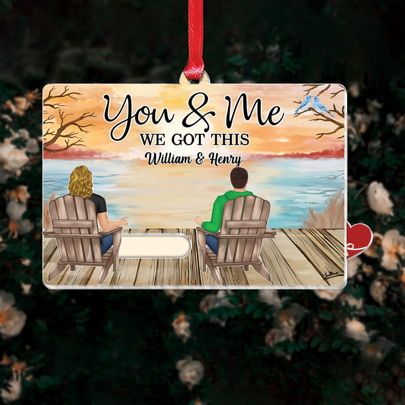 Couple - You & Me We Got This - Personalized Acrylic Slider Card