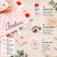 Personalized Minky Dot Lovey Blanket, Embroidered Name, Crinkle Sensory Security Toy