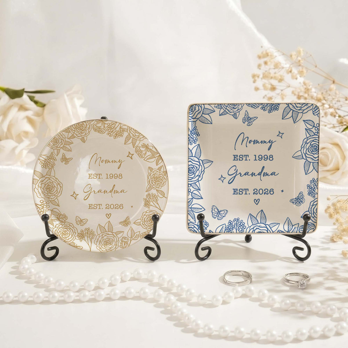 Personalized Grandma Ring Dish – A Timeless Celebration of Family