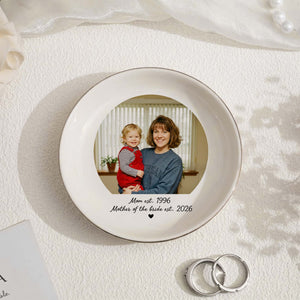 Personalized Photo Ring Dish – A Timeless Celebration of Love