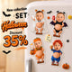 Custom 3D Baby Face Squishy Belly Fridge Magnet, Personalized Baby Keepsake Gift for Mom & Dad