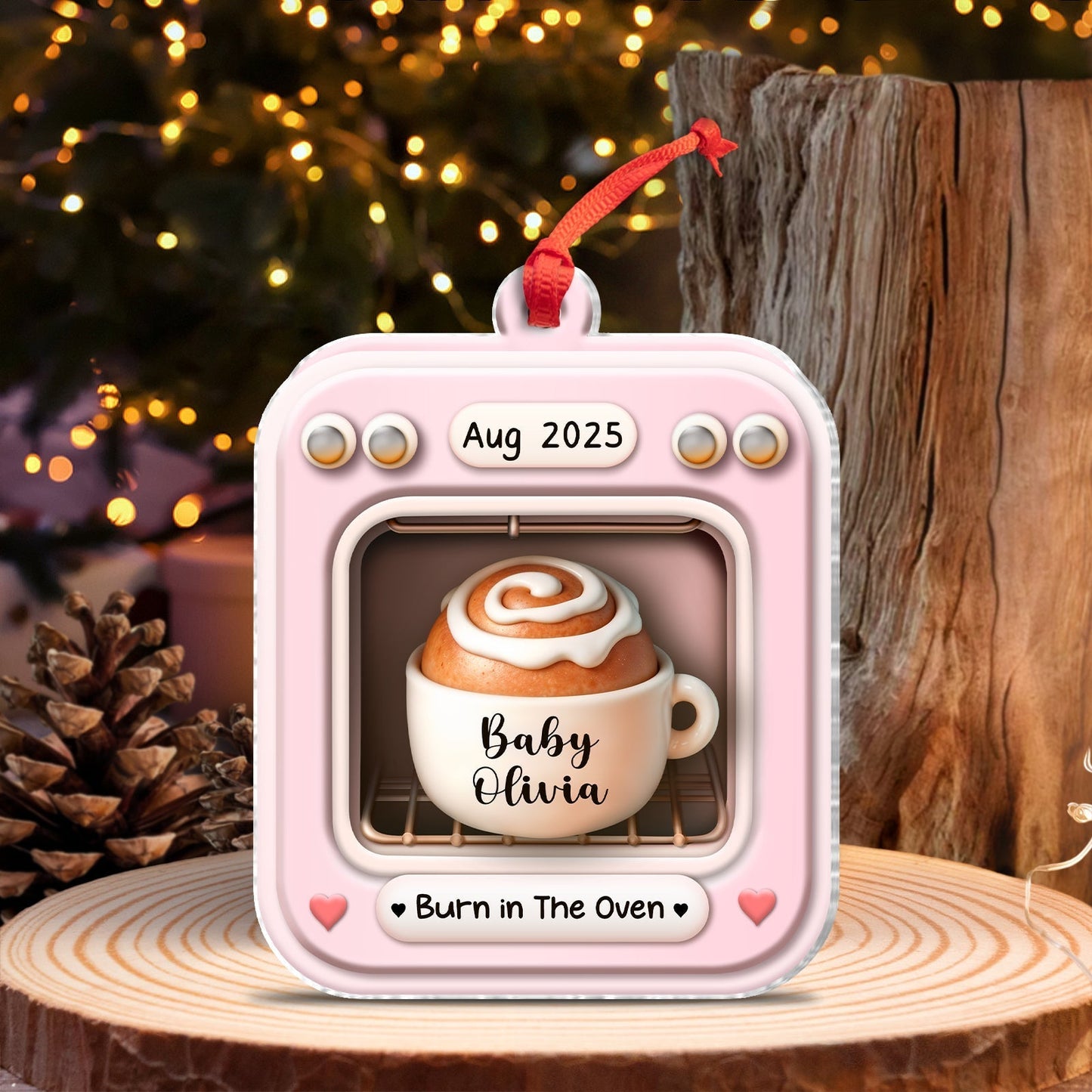 Family - Burn In The Oven - Personalized Acrylic Ornament