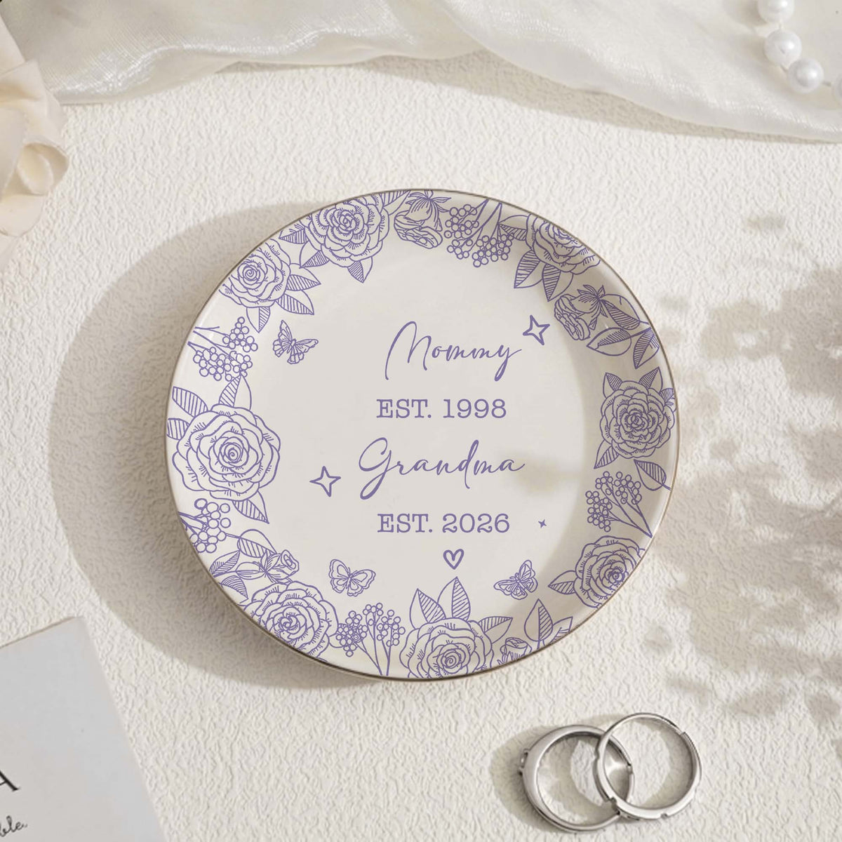Personalized Grandma Ring Dish – A Timeless Celebration of Family