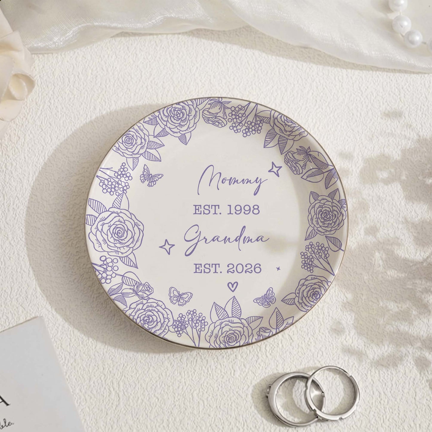 Personalized Grandma Ring Dish – A Timeless Celebration of Family