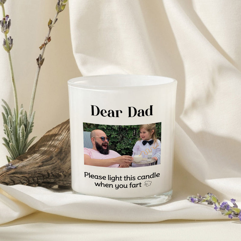 Father - Dear Daddy - Personalized Scented Candle
