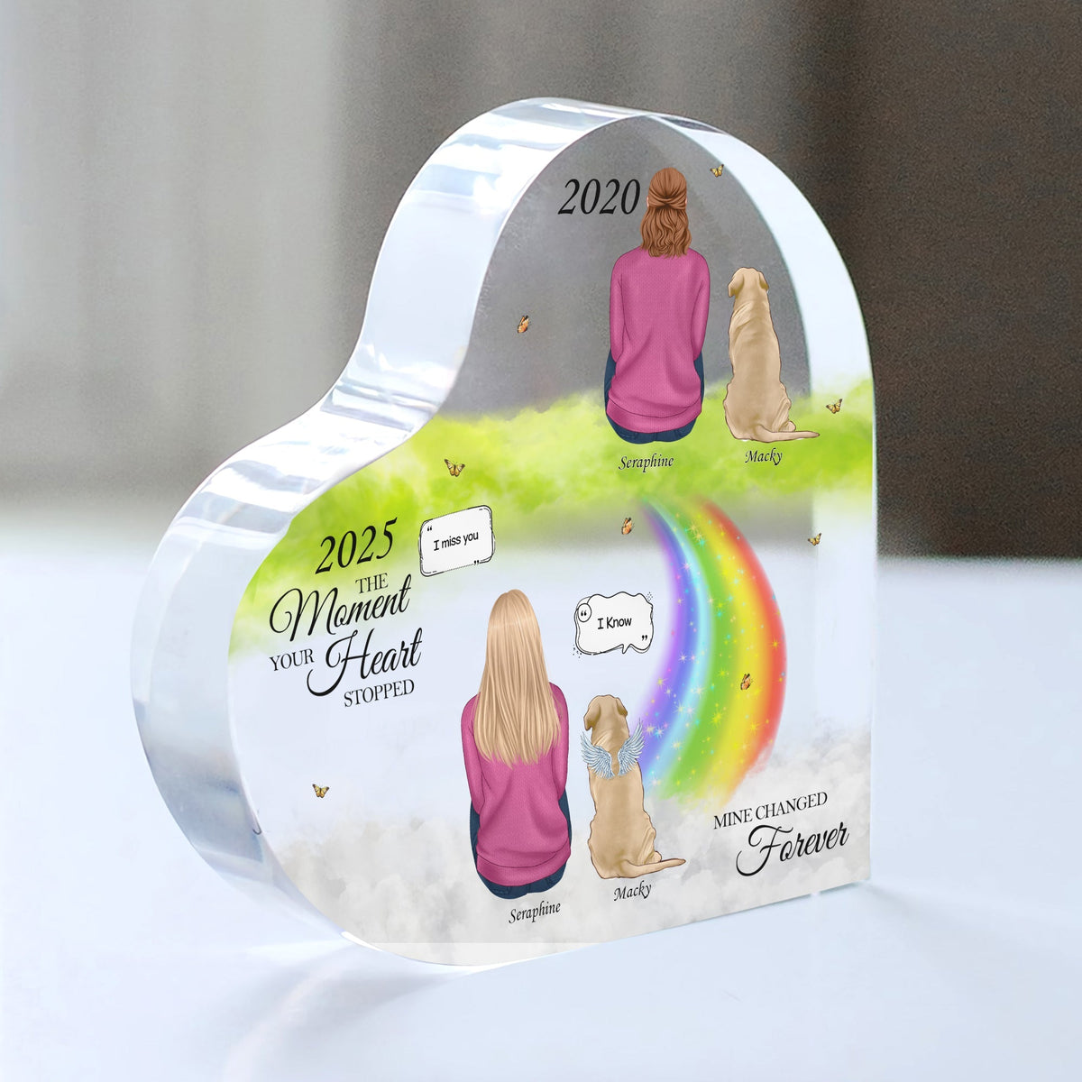 Pet Lovers - You Would Have Lived Forever - Shaped Acrylic Plaque
