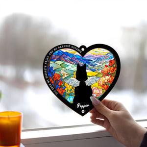 Pet Lover - Memorial Suncatcher - Personalized 2-Layered  Ornament