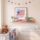 My First 4th of July Baby Handprint Frame - America 250 Keepsake, Patriotic Nursery Decor Gift