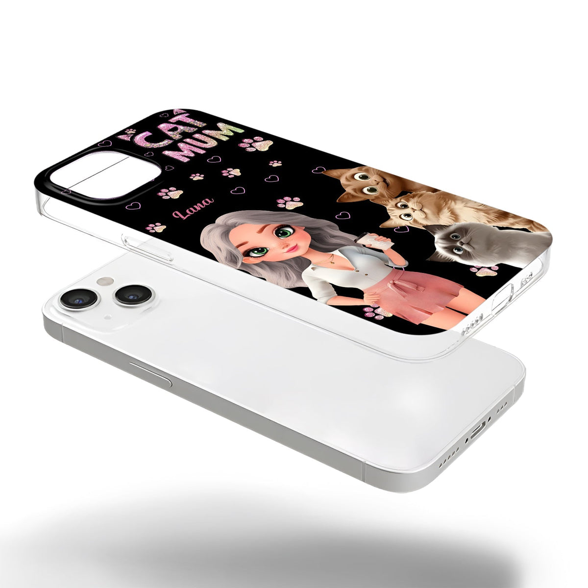 Pet Lover - Dog/Cat Mum - Personalized Phone Case