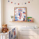Personalized Baby Footprint Art – America 250 Anniversary Edition, Custom Birth Stats Nursery Decor