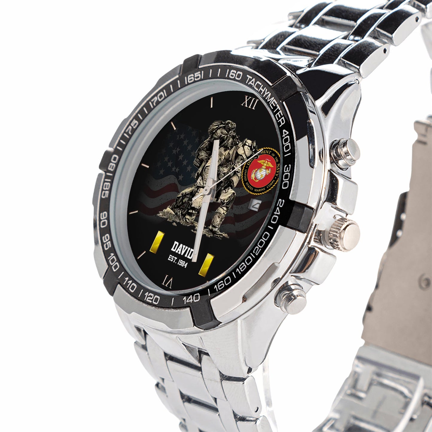 Personalized Military Art Watch - The Perfect Gift for Veterans