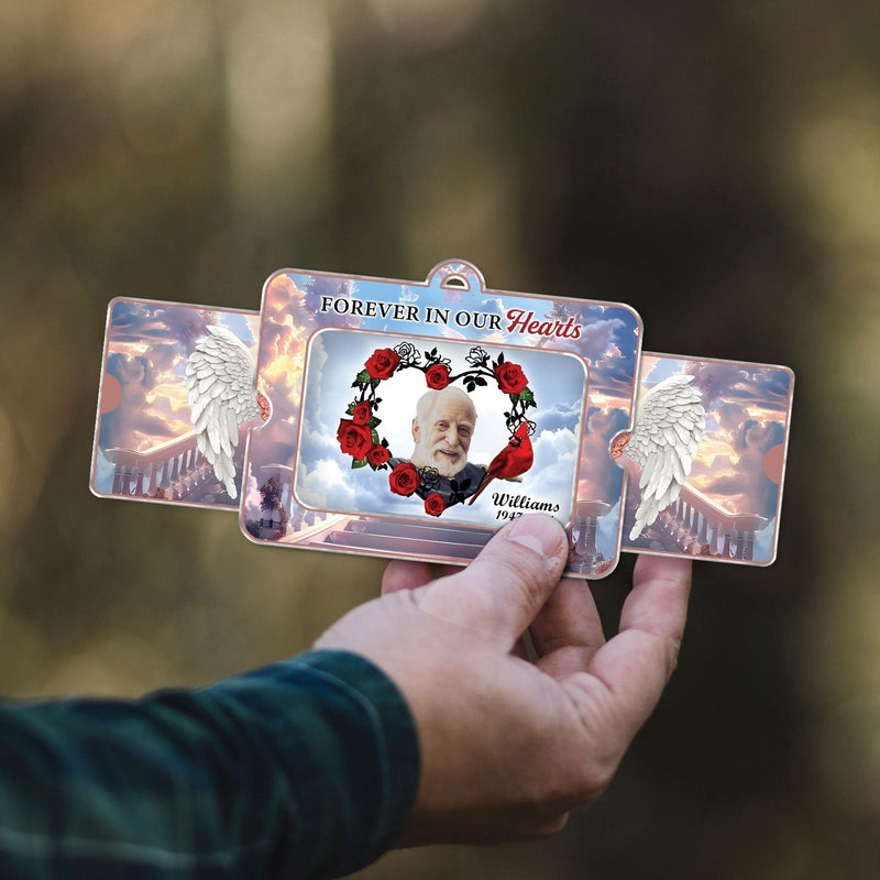 Family - Forever In Our Hearts - Personalized Acrylic Slider Card