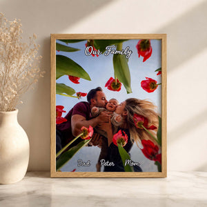 Personalized Heart Frame – Custom Photo Gift for Family, Couples & Parents