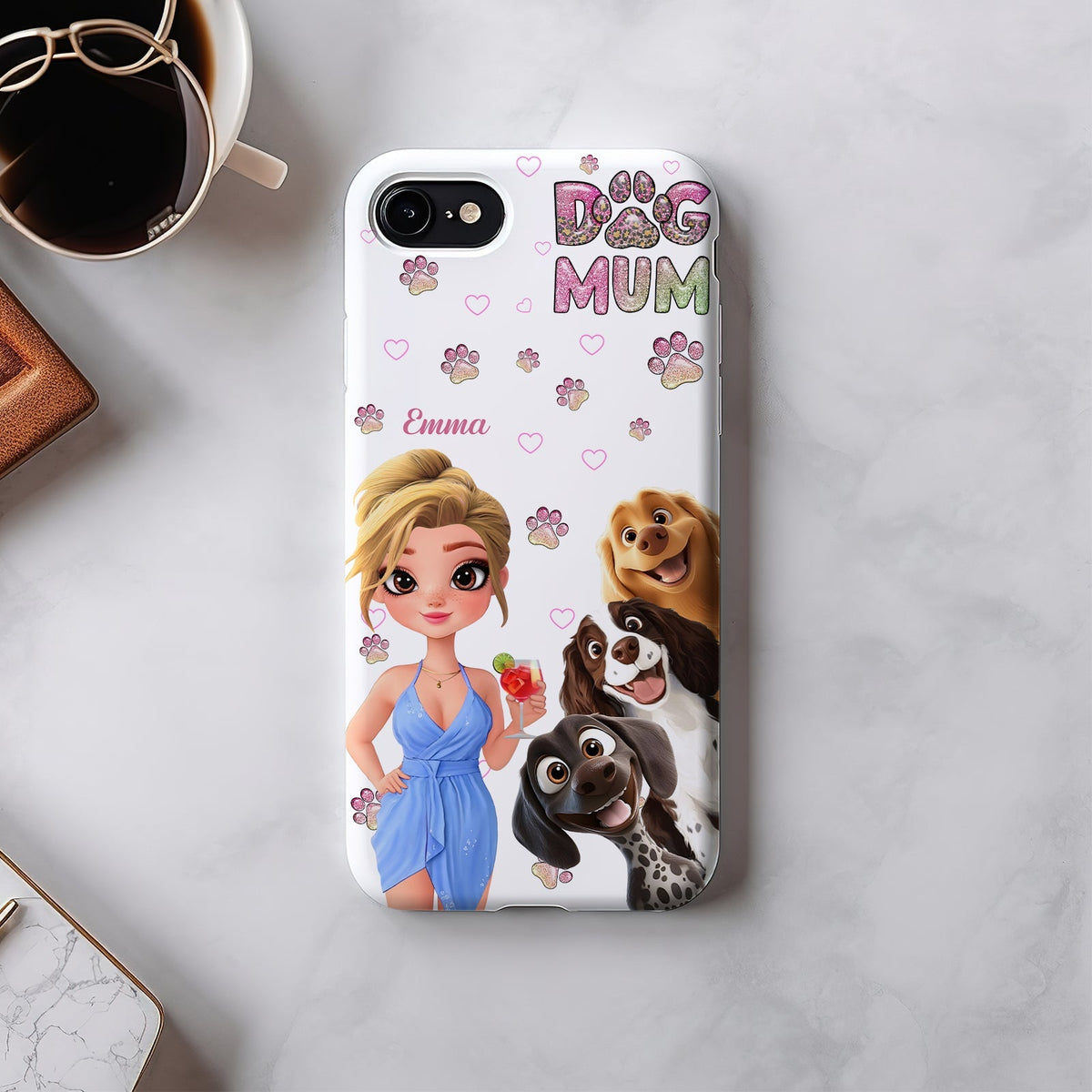 Pet Lover - Dog/Cat Mum - Personalized Phone Case
