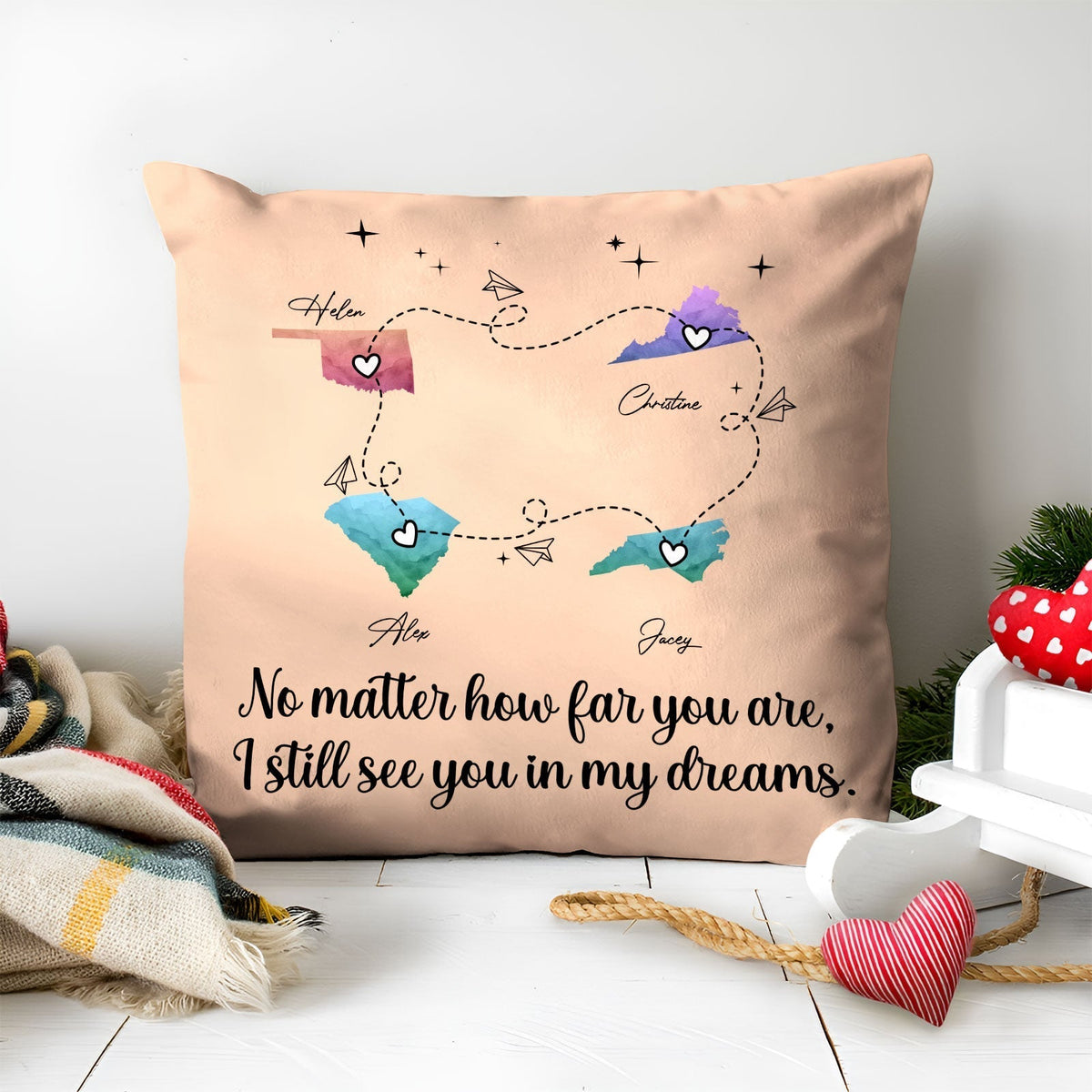 Friends - I Miss Your Face - Personalized Pillow