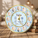 Personalized Baby Milestone Clock – Custom Number, Baby Photos & Birth Details Keepsake