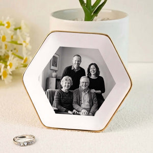 All My Love, Right Here – Personalized Photo Ring Dish for Loved Ones