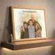 Personalized Wooden Light Up Photo Frame – In Memory of Grandpa, LED Frame