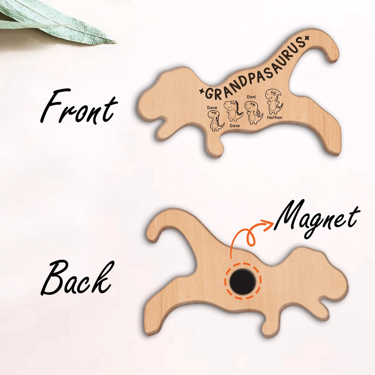 Family - Personalized Wooden Bake-a-saurus Rex