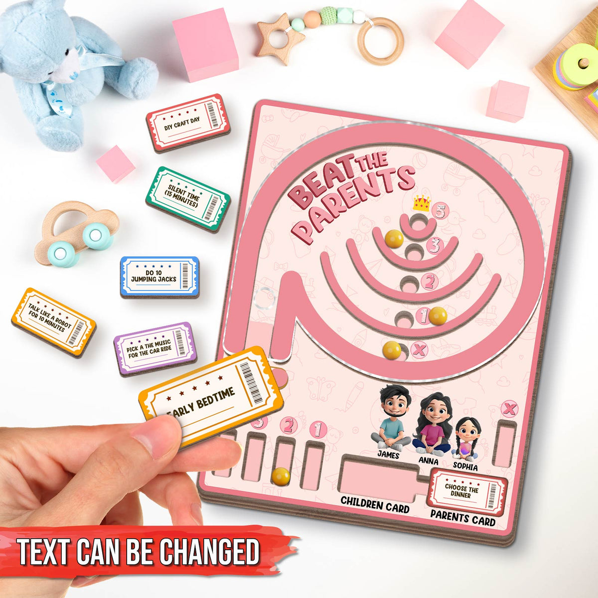 Family - Beat The Parents - Personalized Family Challenge Game