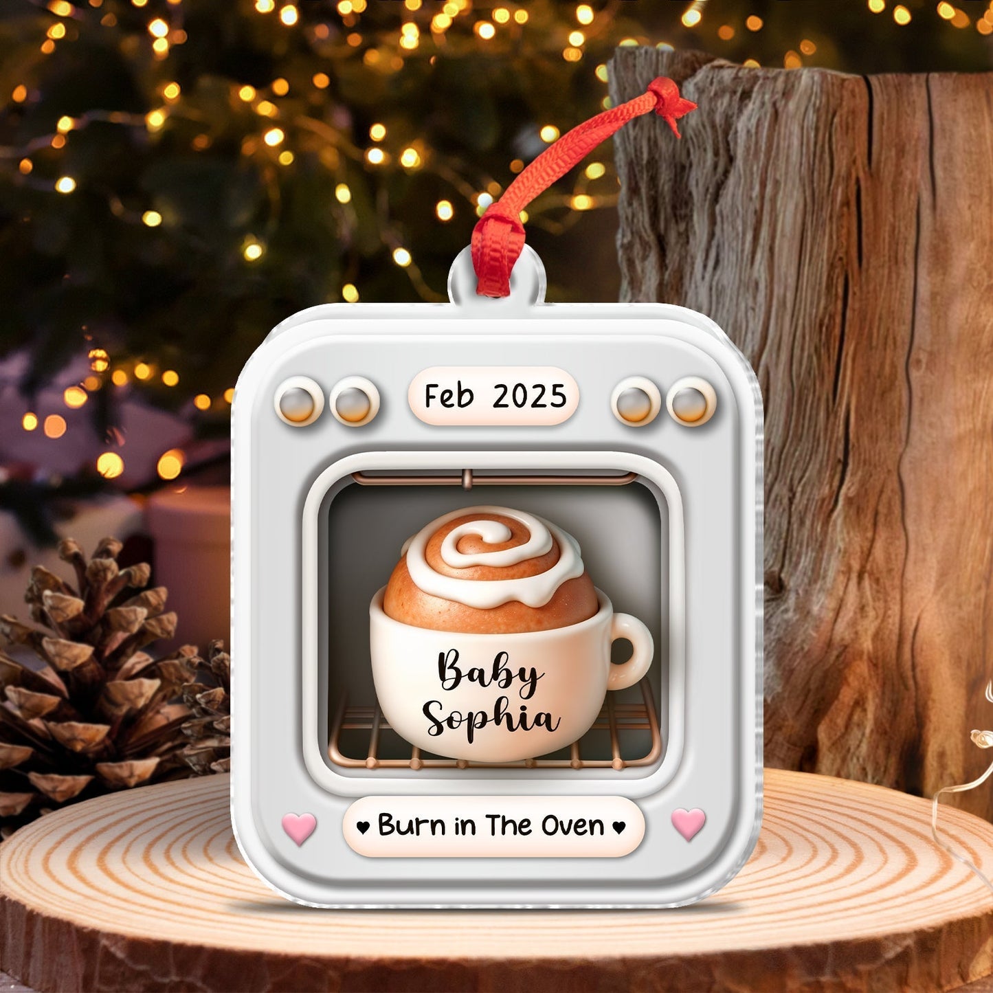 Family - Burn In The Oven - Personalized Acrylic Ornament