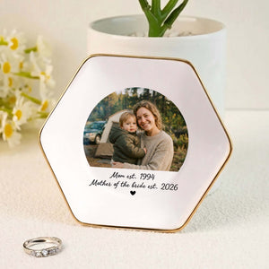 Personalized Photo Ring Dish – A Timeless Celebration of Love