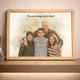 Personalized Wooden Light Up Photo Frame – In Memory of Grandpa, LED Frame