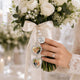 Personalized Memorial Bridal Bouquet Charm – Custom Photo Wedding Keepsake for Loved Ones in Heaven