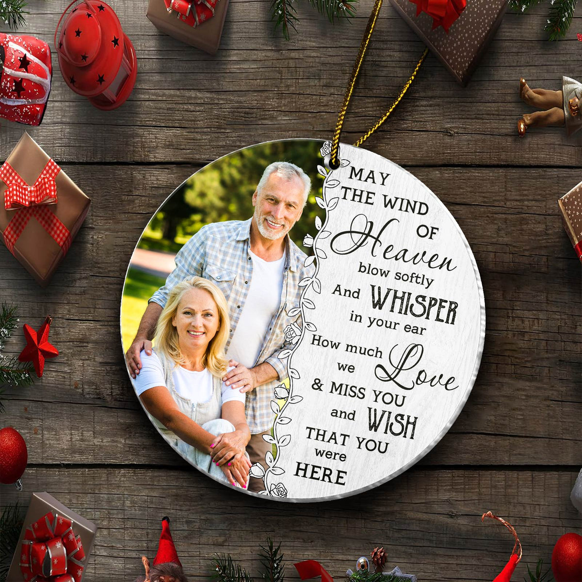 Family - Dandelion Memorial Pendant - Personalized Acrylic Ornament