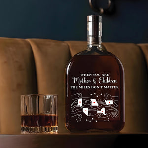 No Matter The Distance – Personalized Whiskey Bottle