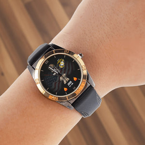 Personalized Military Art Watch - The Perfect Gift for Veterans