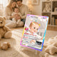 Personalized Baby Acrylic Card – Custom Baby Milestone Card & Keepsake