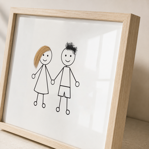 Personalized Pet Hair Keepsake Frame – Custom Family Portrait with Real Pet Fur, Unique Gift for Dog & Cat Lovers