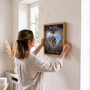 Personalized Heart Frame – Custom Photo Gift for Family, Couples & Parents