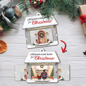 Family - Together Our Favorite Place To Be - Personalized Wooden Slider Card