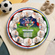 My First World Cup 2026 Baby Clock – Personalized First Year Milestone Keepsake, Custom Baby Photo Soccer Nursery Decor
