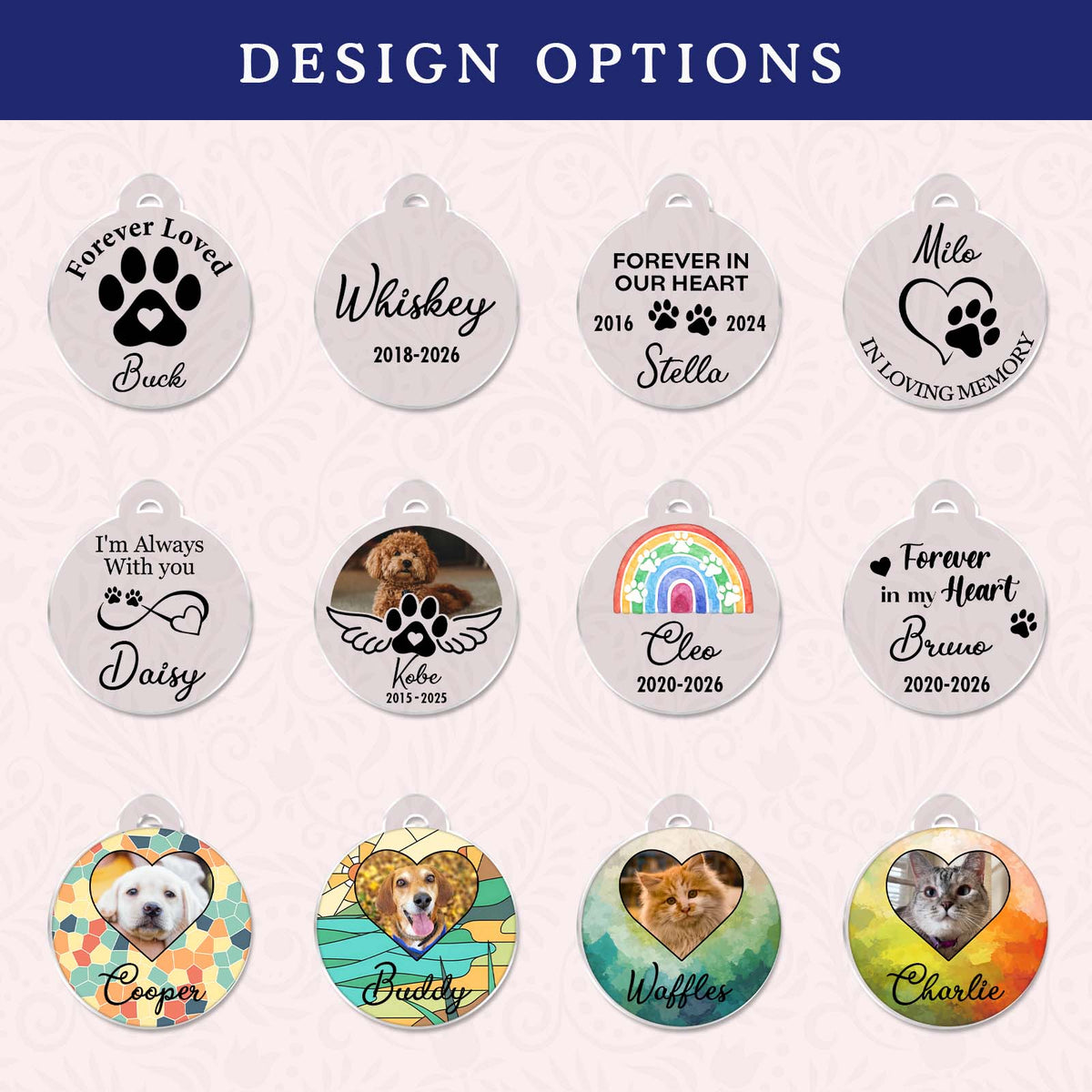 Rainbow Bridge Pet Memorial Suncatcher – Personalized Acrylic Gift for Pet Lovers
