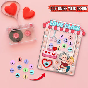 Couple - Love Claw - Personalized Shaking Board Game