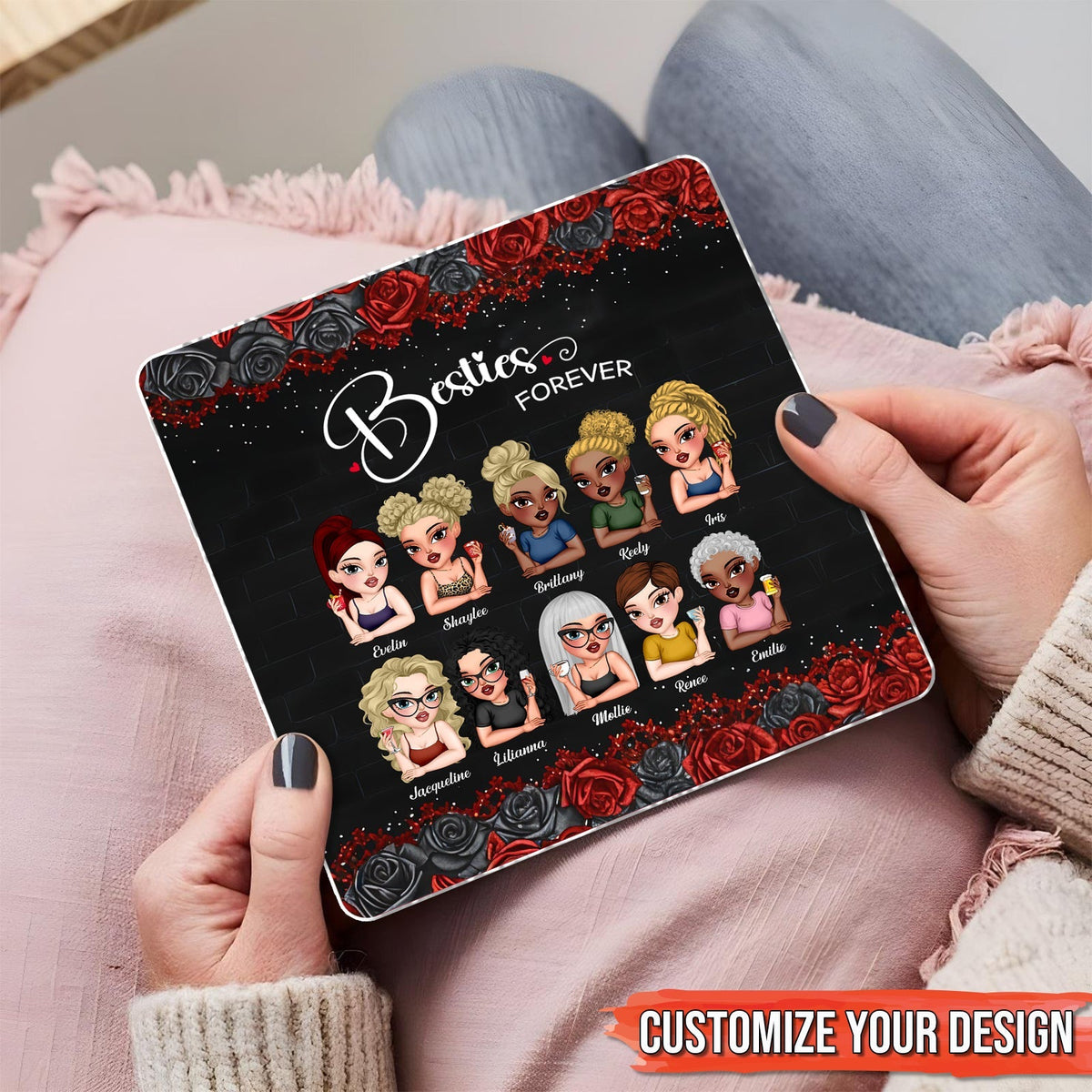 Besties - Besties Forever - Personalized Roll Ball Game