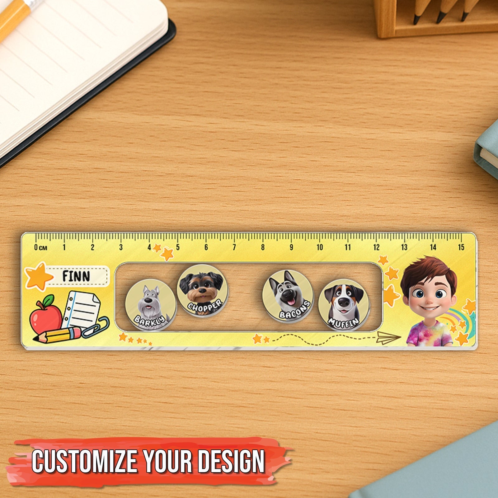 Pet Lovers - Personalized Shaking Charm Ruler