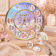 Personalized Baby Milestone Clock – Custom Number, Baby Photos & Birth Details Keepsake