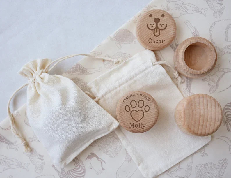 Boîte à souvenirs avec poils d’animal, Souvenir commémoratif personnalisé avec poils de chien et de chat gravés, Boîte à souvenirs personnalisée pour animal, Cadeau commémoratif pour animal, Cadeau suite à la perte d’un animal