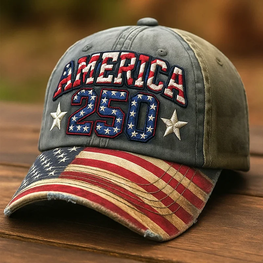 U.S. 250th Anniversary Hat - Stars & Stripes Edition