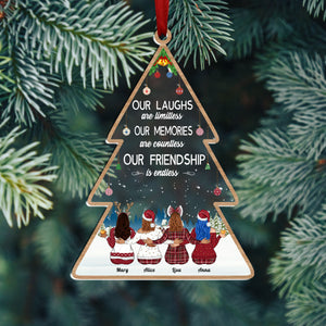 365Gifty personalized transparent ornament - Custom Names