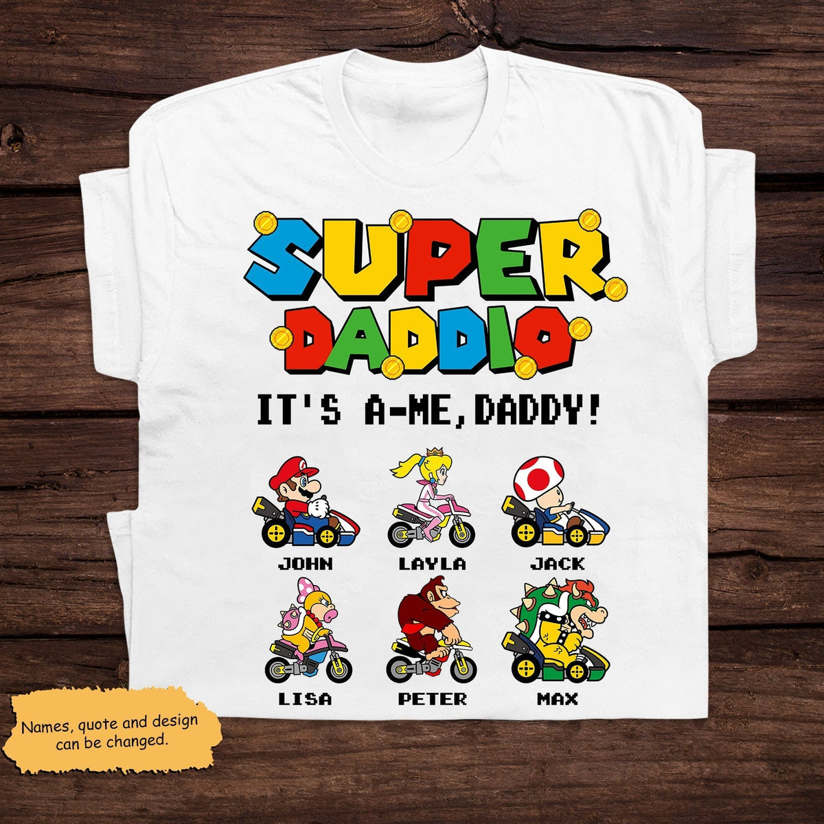 Father - Super Daddio - Personalized Gifts For Dad