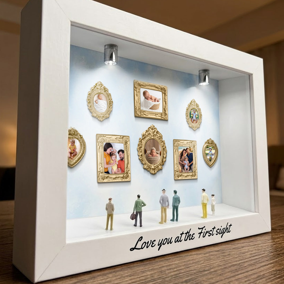 Watch Me Grow – Personalized Mini Museum Box Photo Frame