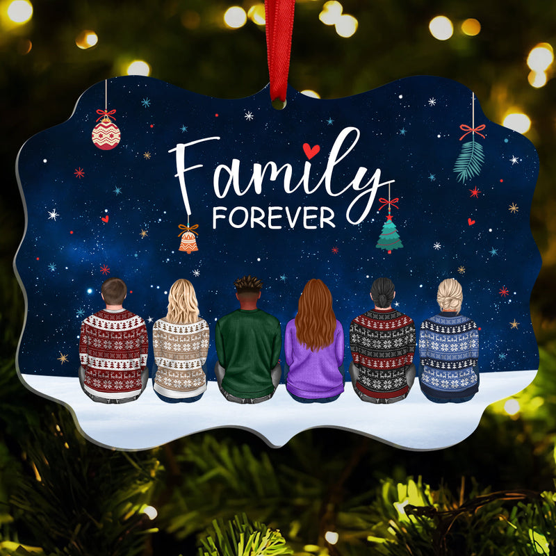 Family - Family Forever - Personalized Acrylic Ornament