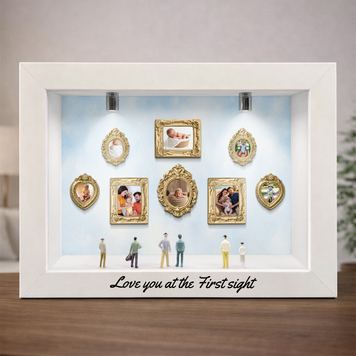 Watch Me Grow – Personalized Mini Museum Box Photo Frame