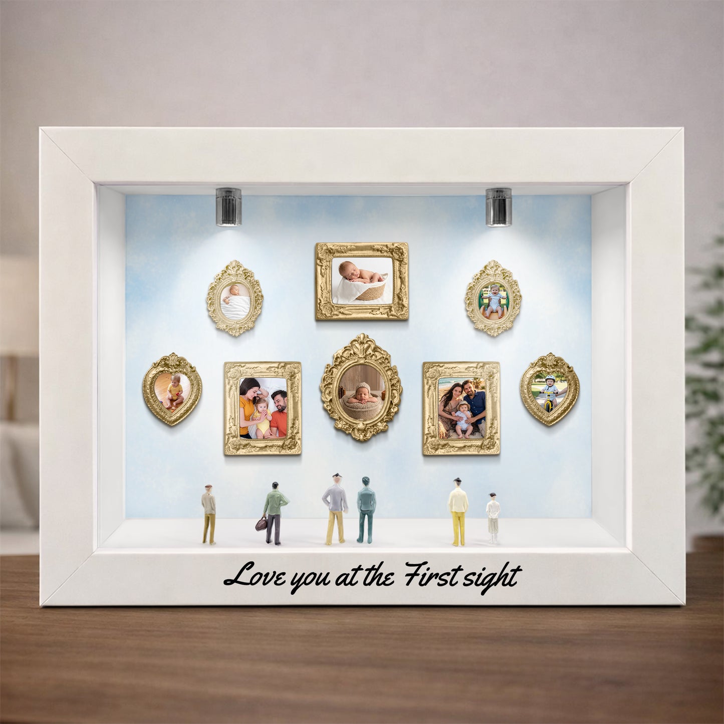 Watch Me Grow – Personalized Mini Museum Box Photo Frame